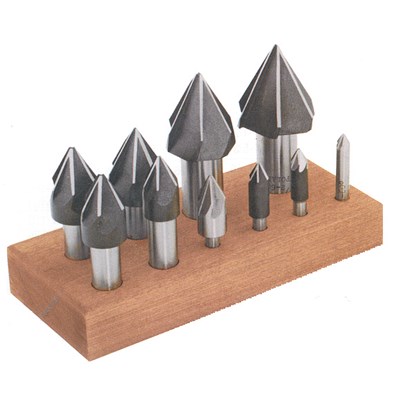 5PC 1/4-1IN 60DEG HS 6FL COUNTERSINK SET