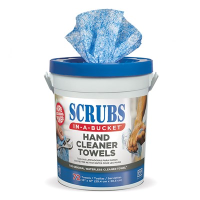 SCRUBS IN-A-BUCKET HAND CLEANER TOWELS