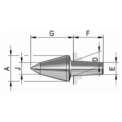 ROHM FLEX 60DEG EXT TIP INSERT FOR 3MT