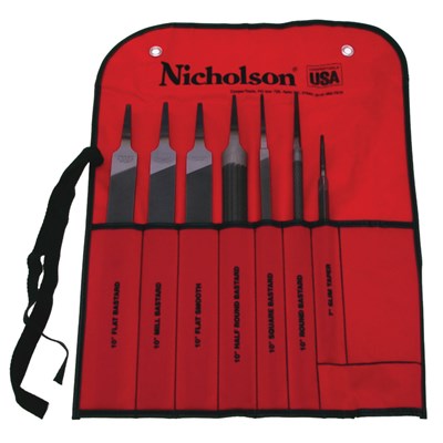 NICHOLSON 7PC MACHINIST FILE SET