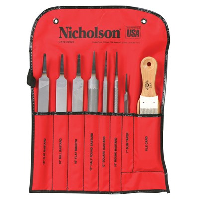 NICHOLSON 8PC MACHINIST FILE SET