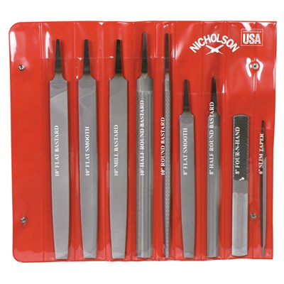 NICHOLSON 9PC MAINTENANCE FILE SET