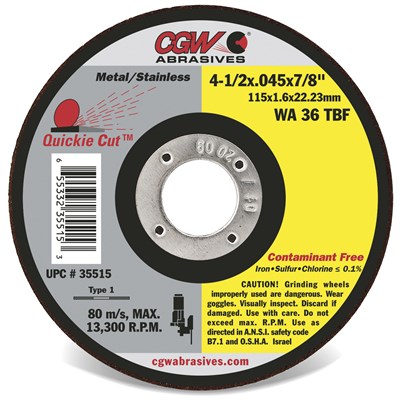 5X.045X7/8 CGW X-THIN REINFORCED WHEEL