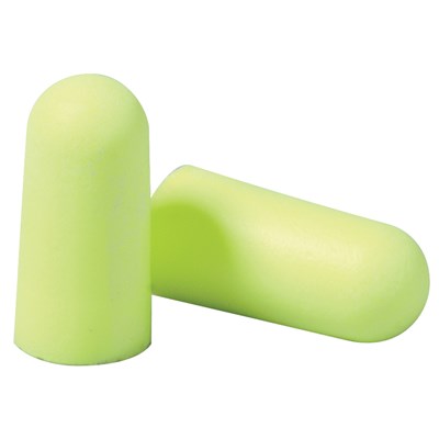 3M YELLOW NEON EAR PLUGS UNCORDED