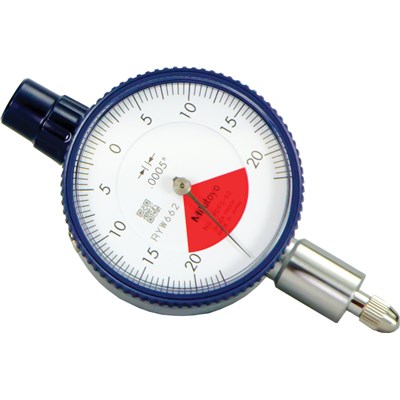 MTI .04IN .0005 FLAT BACK DIAL INDICATOR