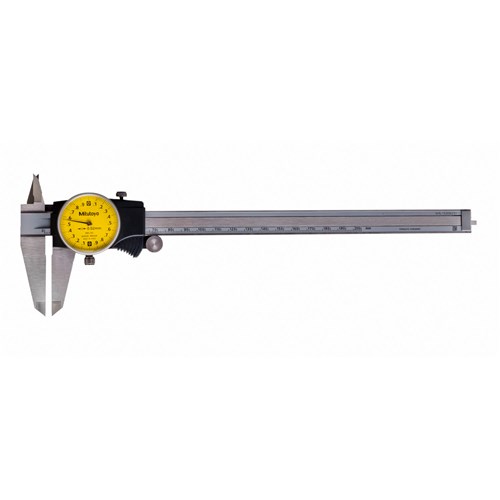 MTI 200MM .02MM YELLOW FACE DIAL CALIPER