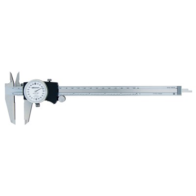 MTI 8" WHITE FACE DIAL CALIPER .200 REV.