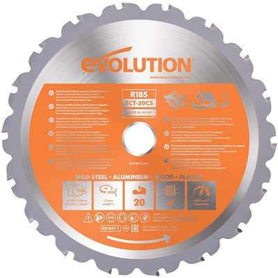 EVOLUTION 7-1/4" MULTI-PUR 26T SAW BLADE