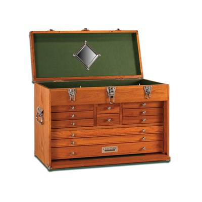 GERSTNER INT. 10DWR OAK TOOL CHEST