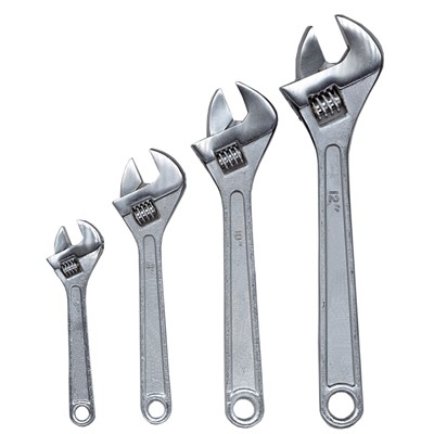 TEKTON 4PC ADJUSTABLE WRENCH SET 6-12