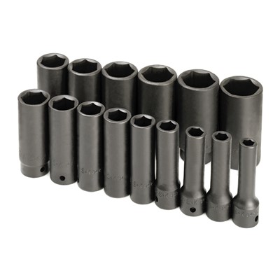 SK 15PC 1/2DR DEEPWALL IMPACT SOCKET SET