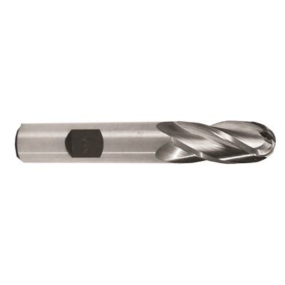 KBC 1/2X1/2 4FL BALL TIALN SGL END MILL