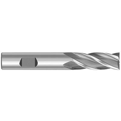 KBC 1/4X3/8 4FL SINGLE END MILL