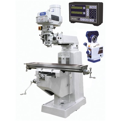 TUM-3VS MILL W/MTI DRO&POWER TABLE FEED