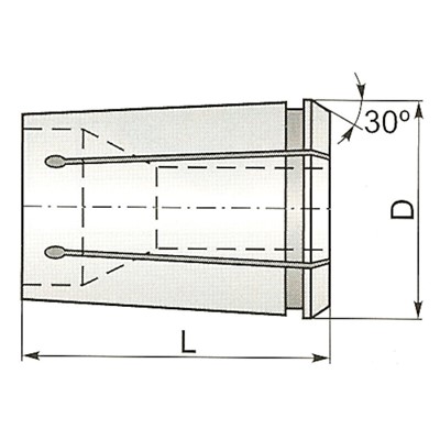 TMX 3/32-1" TG100 SGL ANGLE COLLET SET