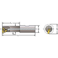 VARDEX TMSC-0375-2 RH SNGL PT THD CUTTER