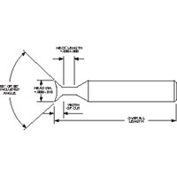 DS-375-90 INTERNAL TOOL DOVETAIL CUTTER