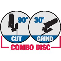 4.1/2X.075X7/8 CGW CUT/GRIND COMBO WHEEL