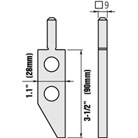 MTI SURFACE PLATE INTERCHANGEABLE JAWS