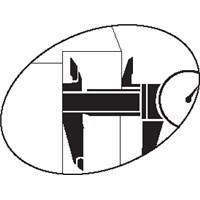 MTI 150MM DIAL CALIPER WITH CARBIDE JAWS