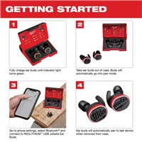 MILWAUKEE REDLITHIUM JOBSITE EARBUDS