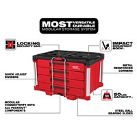 MILWAUKEE PACKOUT 4 DRAWER TOOL BOX