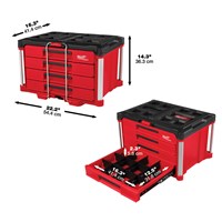 MILWAUKEE PACKOUT 4 DRAWER TOOL BOX