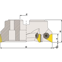 TMX 2IN. INDEX MILLING CUTTER 3/4HOLE