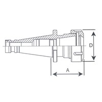 TMX ER-40 40 NMTB SHANK COLLET CHUCK