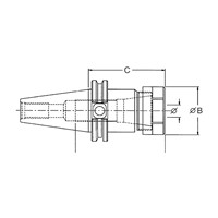 BRINEY CAT40 ER11X3.00GL COLLET CHUCK