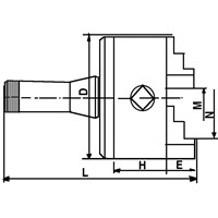 BISON 5IN. 5C MACHINED STEEL ADAPTERS